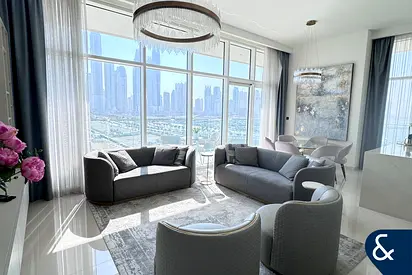 Emaar Beachfront | Three Bedroom | Furnished