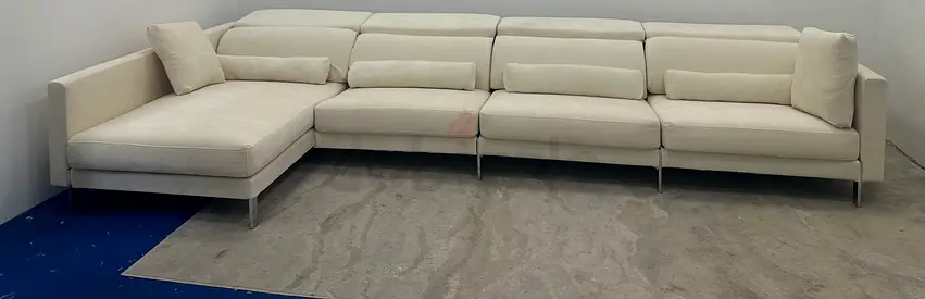 Same like new condition Italy brand lshape sofa