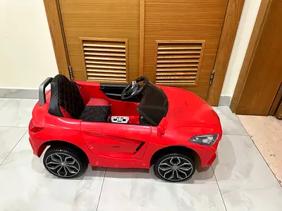 Red Electric Ride-On Car for Kids with Remote Control
