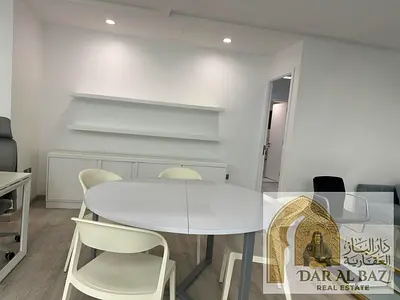 The largest and most beautiful office in Al Qasba, featuring an excellent layout and a reasonable price.