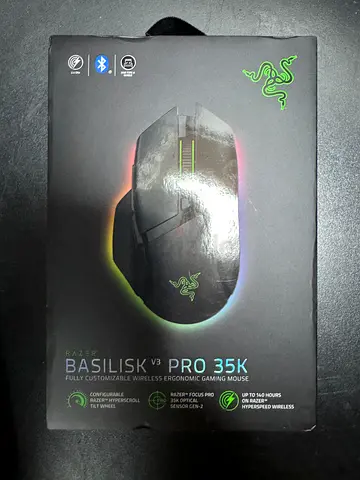 Razer Basilisk V3 Pro 35K Gaming Mouse - Black ( sealed)