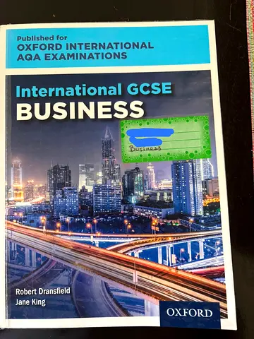 OXFORD AQA IGCSE Business