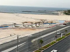 🌊 2BR Apartment for Annual Rent in Ajman Corniche | First Row with Direct Sea View | Spacious Lay