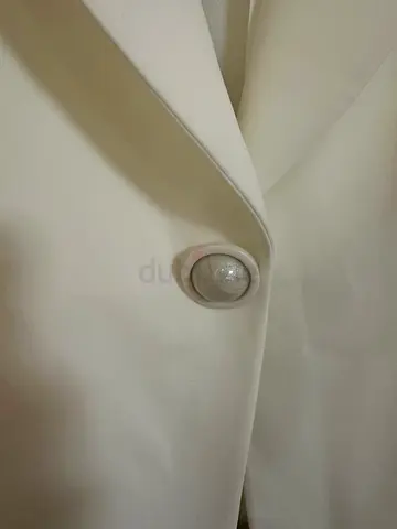 Camilla Milano White Blazer with Sheer Sleeves – New With Tags