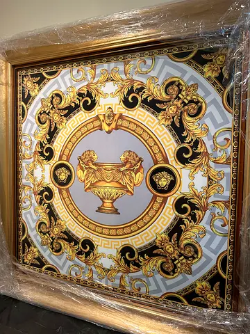 Versace scarf framed