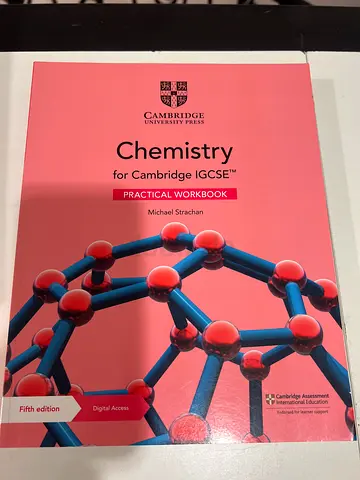 Cambridge IGCSE Chemistry Practical Workbook (Fifth Edition) - Michael D. Evans