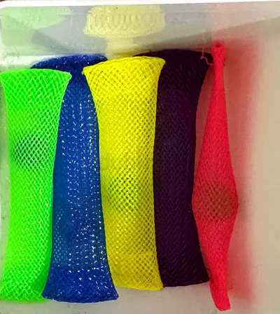 Set of 5 Mesh Fidget Sensory Toys with Marble Stress reliever adult and kids