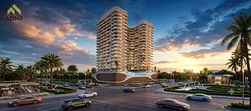 Furnished 1BR Apartment | Samana Boulevard Heights | Pool & Skyline Views