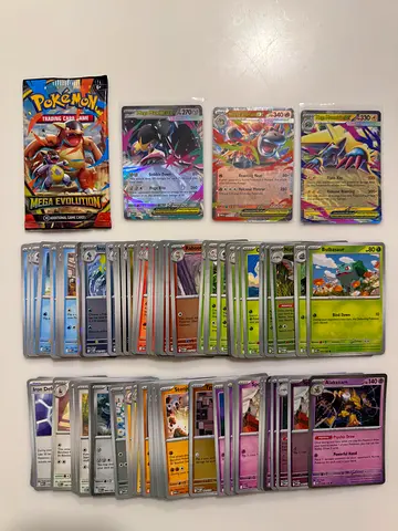 Mega evolution Bulbasaur Alakazam pokemon cards original shiny EX trading card games
