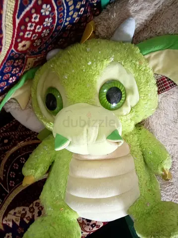 Big green dragon for sale big soft toy plush ie for kids urgent selling
