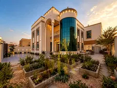 Luxury villa for sale in Al Yasmin, opposite a mosque and behind Al Hamidiya Park | Central air cond