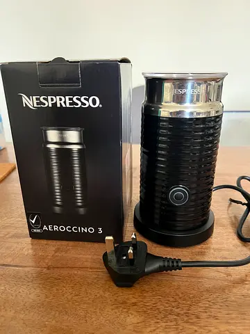 Nespresso Aeroccino 3 Milk Frother (Black) - Good Condition