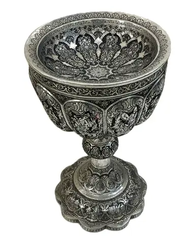 Handcrafted Copper Fruit Bowl – Traditional Engraved Art,Celebration Motif