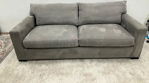 Like like new condition crate&barrel three seater sofa
