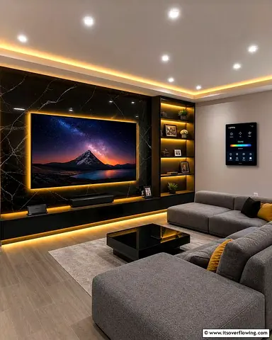 Luxurious Media wall