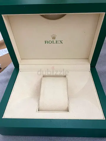 Original Rolex Green Watch Box — Empty Presentation Case