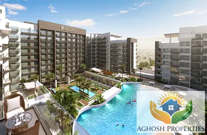 Stylish 2BHK in Azizi Beach Oasis | Chiller-Free | Prime Studio City Location!