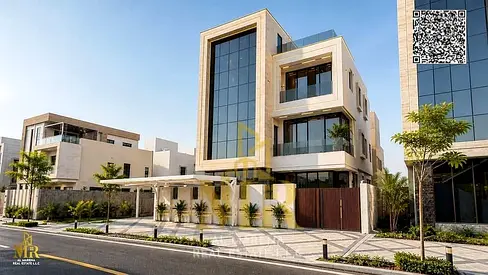 مقابل حديقة الياسمين وبجوار المسجد | لأول مرة | 3 طوابق وروف | 6 غرف نوم ماستر | تصميم فاخر | السعر شامل كل شيء