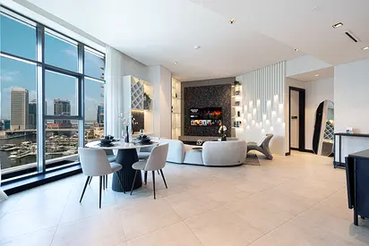 Monthly Rental | Lake and Burj View | 2 BDR