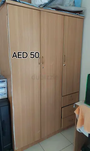 3 Doors and 3 drawers cabinet in a good condition for urgent sale.