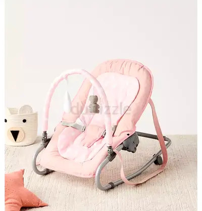 Pink Baby Bouncer with Toy Bar - Unopened