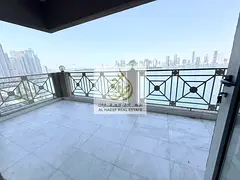 3 bedrooms and a living room in Al Majaz 3 - Laundry room - Maid's room - 2 balconies - First row on