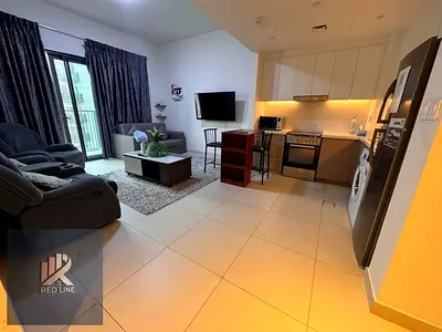 🏡 غرفة وصالة للإيجار | مفروشة بالكامل | باركن + جيم + مسبح | جزيرة مريم – الشارقة ✨