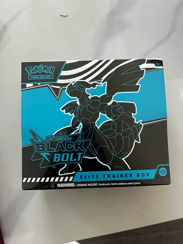 Pokemon TCG Black Bolt elite trainer box