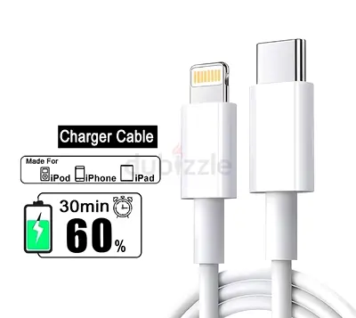 USB-C to Lightning Fast Charging Cable (Made for iPhone/iPad/iPod) - 2m