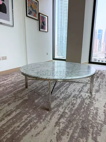 Eicholtz Round Marble Top Coffee Table - Great Condition