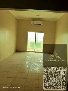 Two-bedroom apartment with a large living room, balcony, and a large kitchen with a balcony.