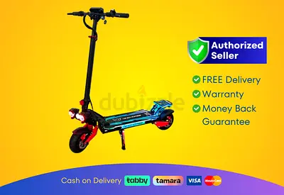 Wind Horse Electric Scooter 3600W 65KM Range 80KM Speed, H8 - Red | Brand New |  Warranty | FREE  De