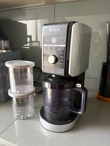 Ninja NC501 CREAMi Deluxe 11-in-1 Ice Cream & Frozen Treat Maker with 2 XL containers