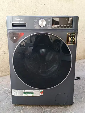 Nobel 2-in-1 Front Load Washer Dryer - Inverter, Dark Grey