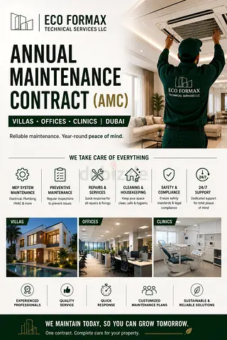 Annual Maintenance Contract (AMC) — Villas, Offices, Clinics | Dubai