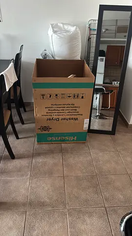 Empty box Hisense Washer Dryer - Brand New in Box