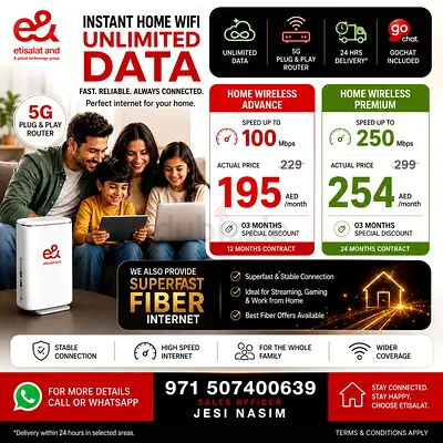 UAE WiFi internet 🛜