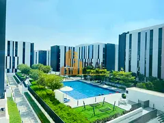 Link studio with balcony available for rent in AL Jada shj