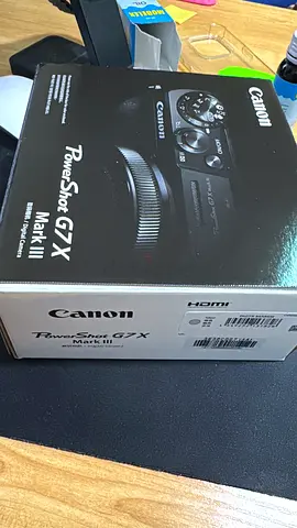 Canon G7X Mark III brand new with Canon UAE 2yr warranty
