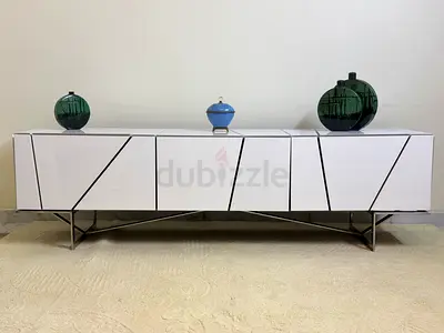 Ligne Roset Lines Designer Tv unit Sideboard by Peter Maly | Luxury French High Gloss Cabinet