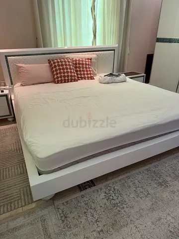 White bed