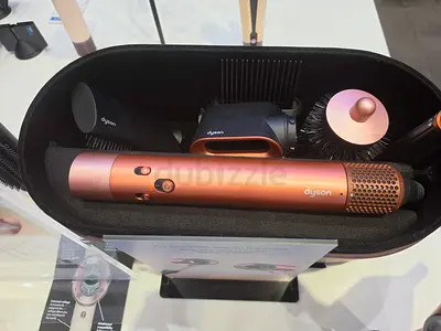 Dyson Airwrap red velvet gold hairstyler