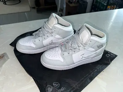 Air Jordan 1 Mid "White Camo" sneakers