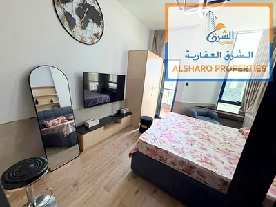 Very clean studio apartment with an open balcony view, free parking, furnished, payable in 6 instal