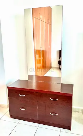 Dressing Table - For AED 350- Custom Made - Brown Color Laminated. Looks New