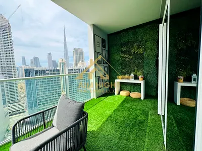 شقة مفروشة بغرفتي نوم | برج خليفة وإطلالة على القناة | Reva Residences