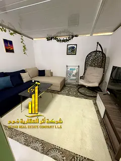 A golden opportunity! Luxurious, fully furnished studio apartment for monthly rent in Al Yasmin Towe