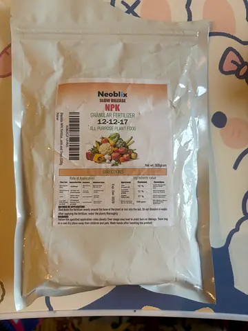 Neoblix Slow Release NPK Granular Fertilizer 12-12-17 (Unopened Bag)