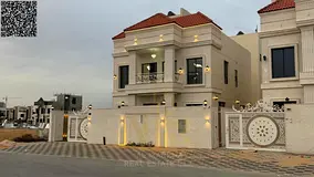 Elegant classic design in Al Helio – Ajman | 5 bedrooms | Two floors and a roof | 15-meter setback