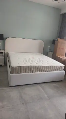 Modern Upholstered Bed Frame with out Mattress